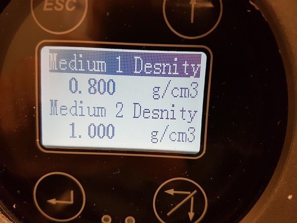 mass flow meter 2 medium density