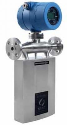 How to configure Coriolis flow meter pulse output?