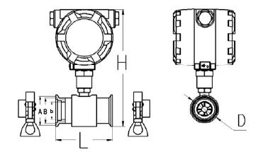 vegetiable oil flow meter size