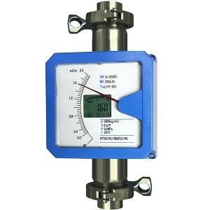 Hygienic metal tube rotameter