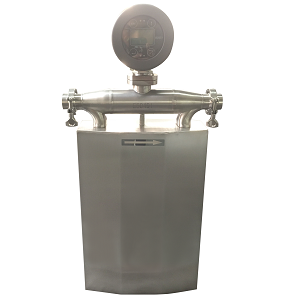 Sanitary and hygienic Coriolis flow meter
