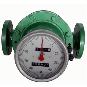 Mechanical Register oval gear flow meter with return to zero counters